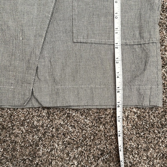 Grey black button mini skirt - Picture 4 of 5